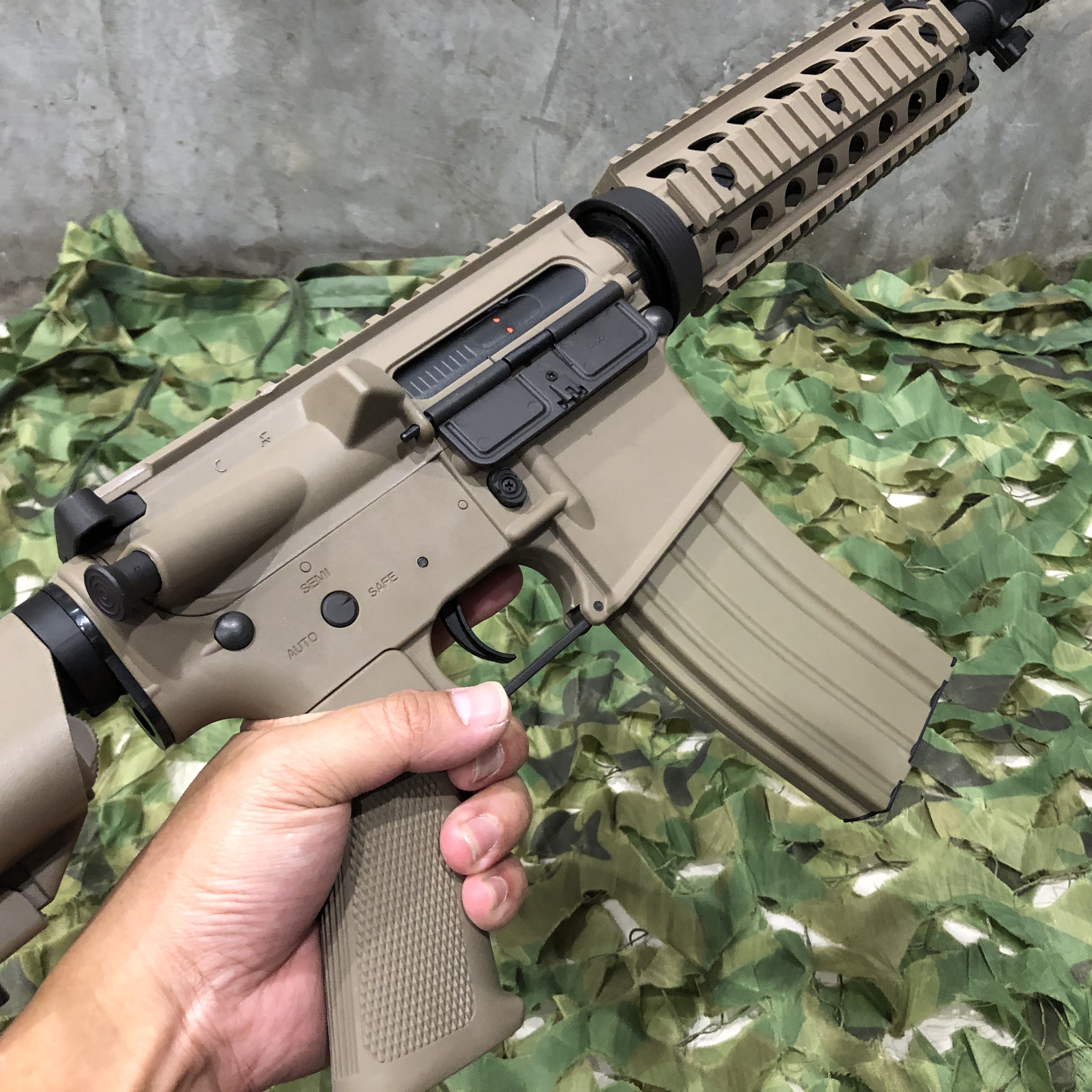 ปืนเจล ปืนเจลไฟฟ้า รุ่น M4A1 (Semi Auto&Full Auto)