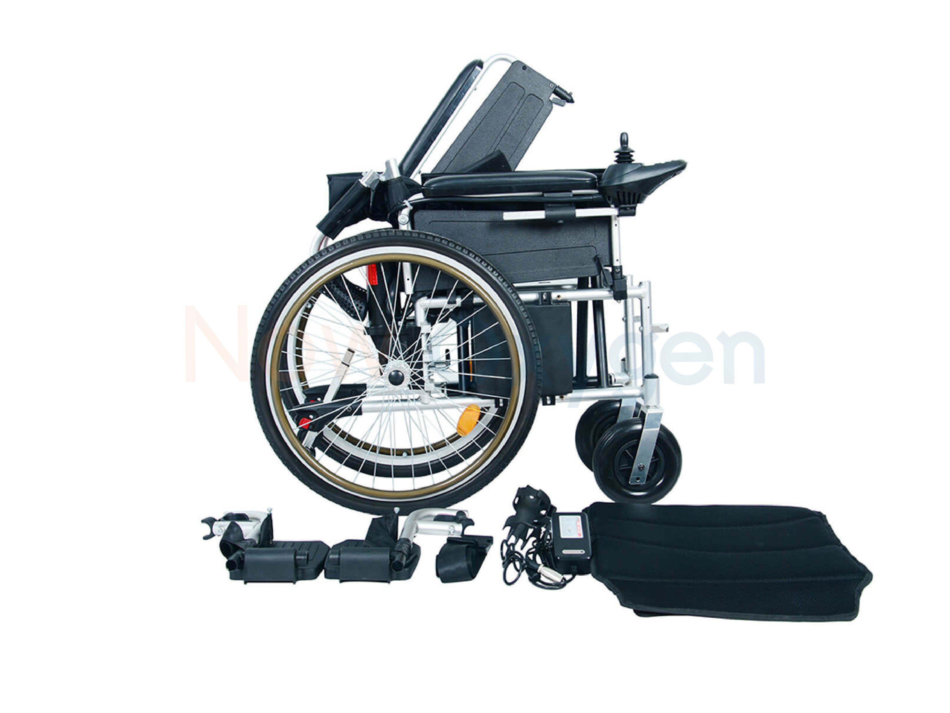 รถเข็นไฟฟ้า Hybrid สำหรับผู้ใช้งานเข็นได้ รับประกัน 3 ปี