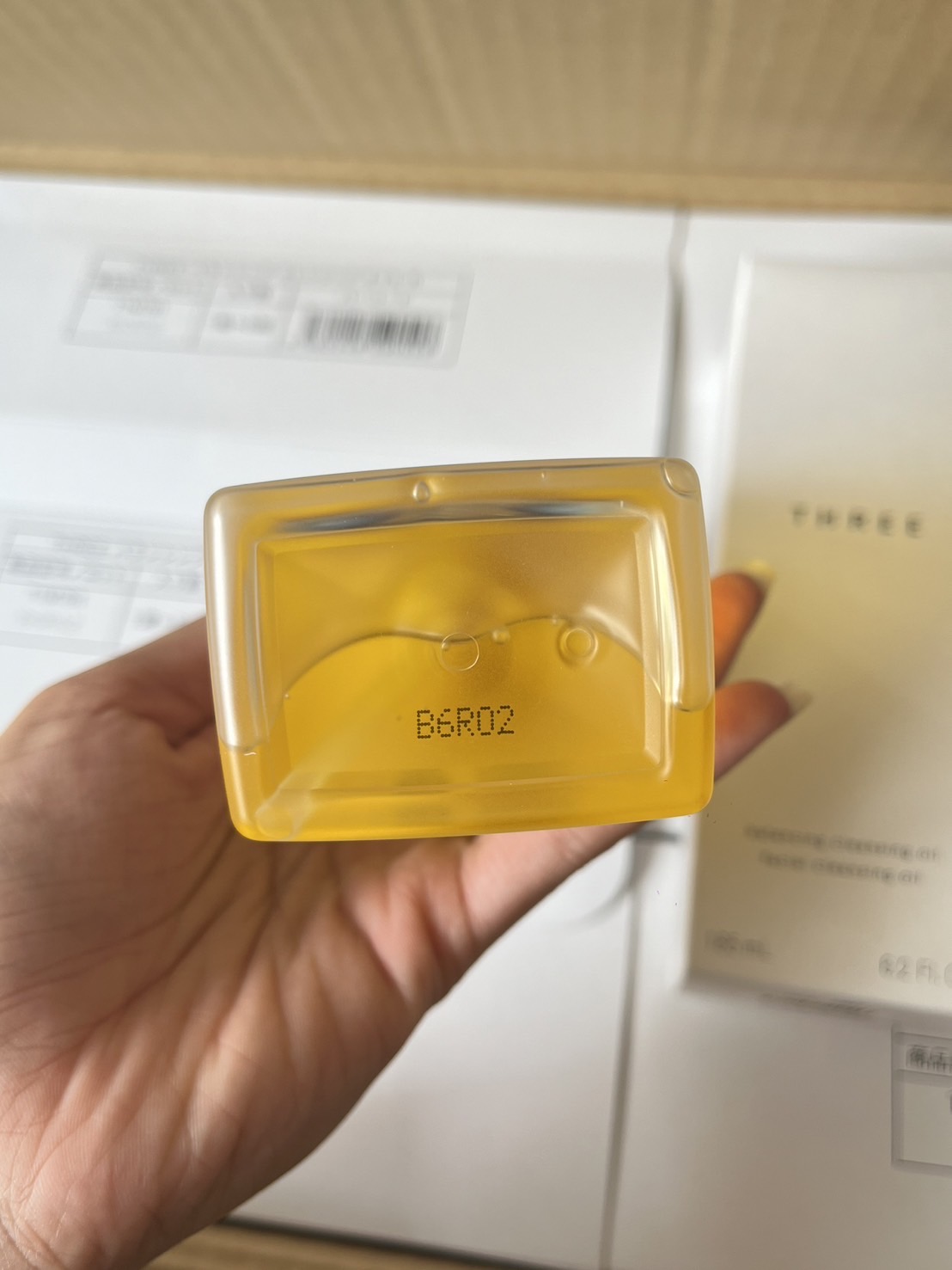 Three Balancing Cleansing Oil R 185ml. คลีนซิ่งออยล์ทำความสะอาดเครื่องสำอาง