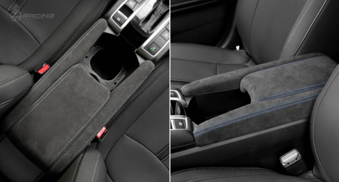 หนังหุ้มที่พักแขน Civic FC/FK รุ่น Alcantara แท้