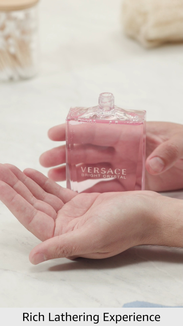 Versace Bright Crystal Perfumed Bath & Shower Gel | 200ml. เจลอาบน้ำกลิ่นน้ำหอม Versace