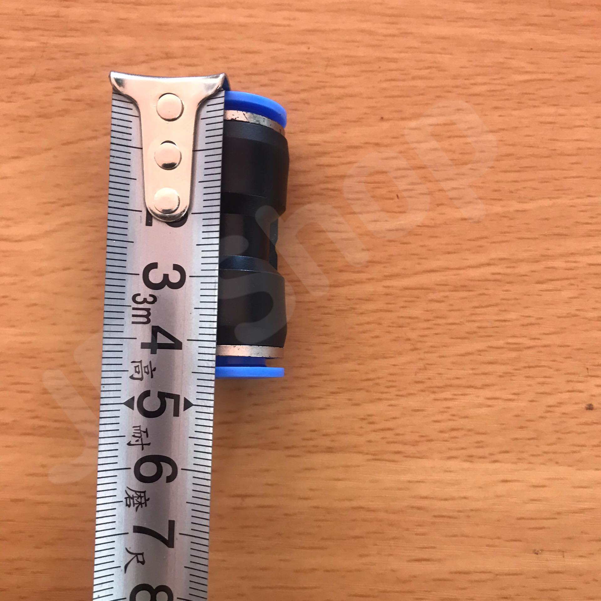 ข้อต่อลม PU 12 มม.-ต่อตรง ฟิตติ้งสายลม ต่อสายลม 12 มม. #0012