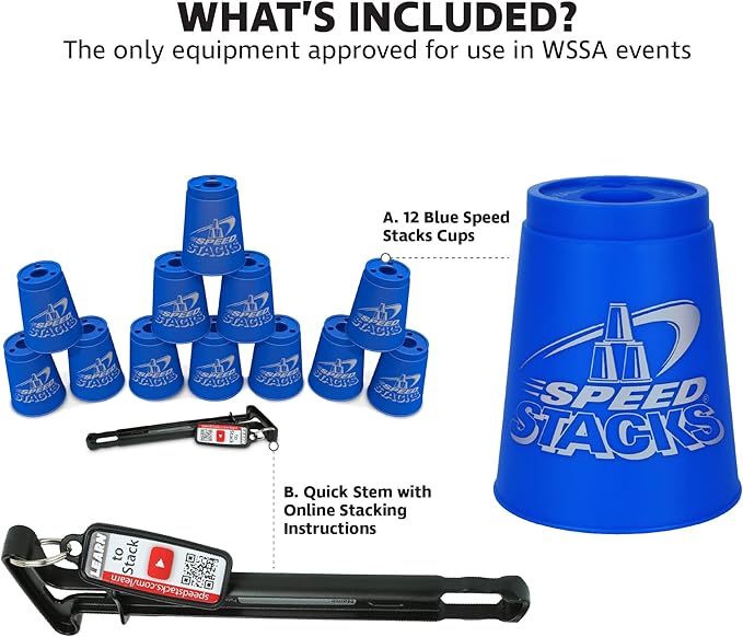 แก้วสแต็ครุ่นมาตรฐาน Standard Stacks (Speed Stacks) - WSSA APPROVED