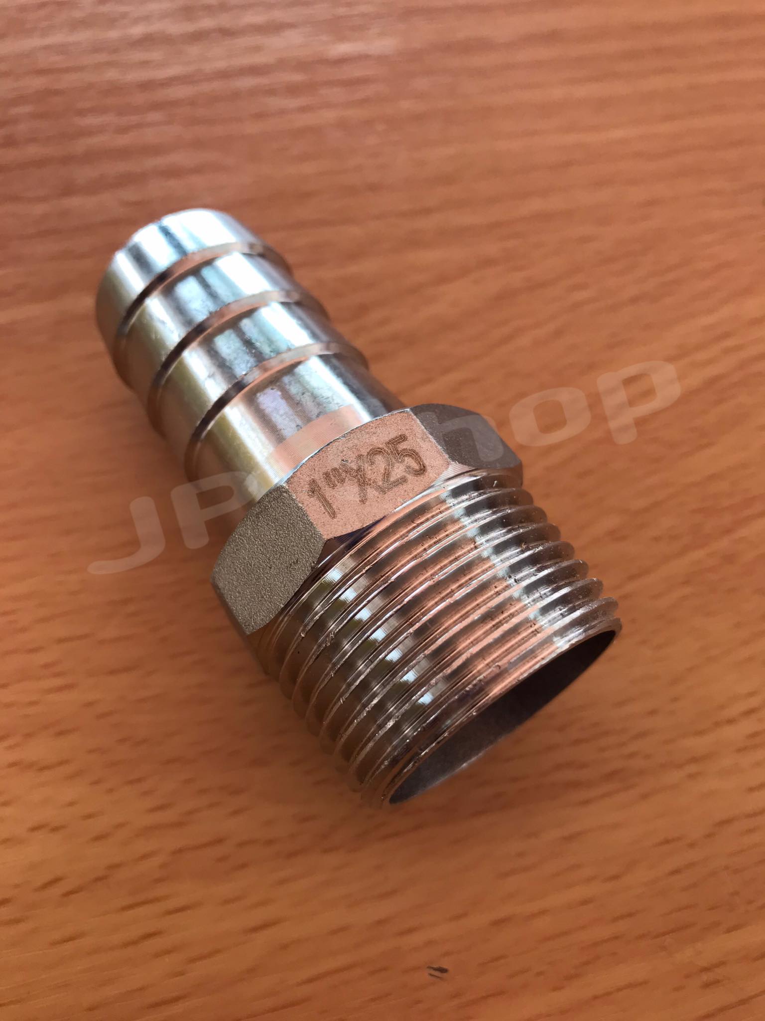 ข้อต่อหางไหล สแตนเลส304 ขนาด1 นิ้ว เกลียวนอก #12535