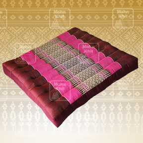 เบาะสมาธิหนาขนาดใหญ่50x50x7Cm ,Large special wave maditation mattresses Cushions Khit Pillow Small Kapok100%