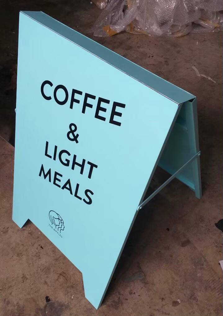 ป้ายตั้งหน้าร้าน ป้ายซิงค์ติดสติ๊กเกอร์ไดคัท