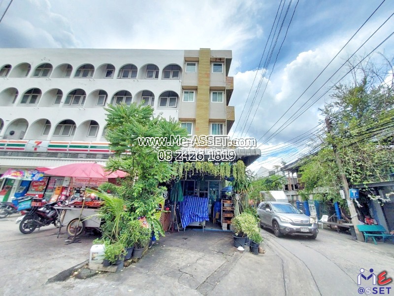 ขายอาคารพาณิชย์ ห้องมุม ย่าน ซอยเสริมสุข ประชาชื่น ริมคลองประปา บางซื่อ จตุจักร : ใกล้การประปานครหลวง สาขาประชาชื่น : 4 ชั้น 16 ตร.วา