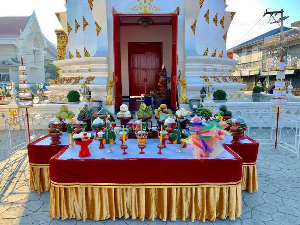จัดพิธีพราหมณ์ - ตั้งศาลศาลพระพรหม พิธีบวงสรวง