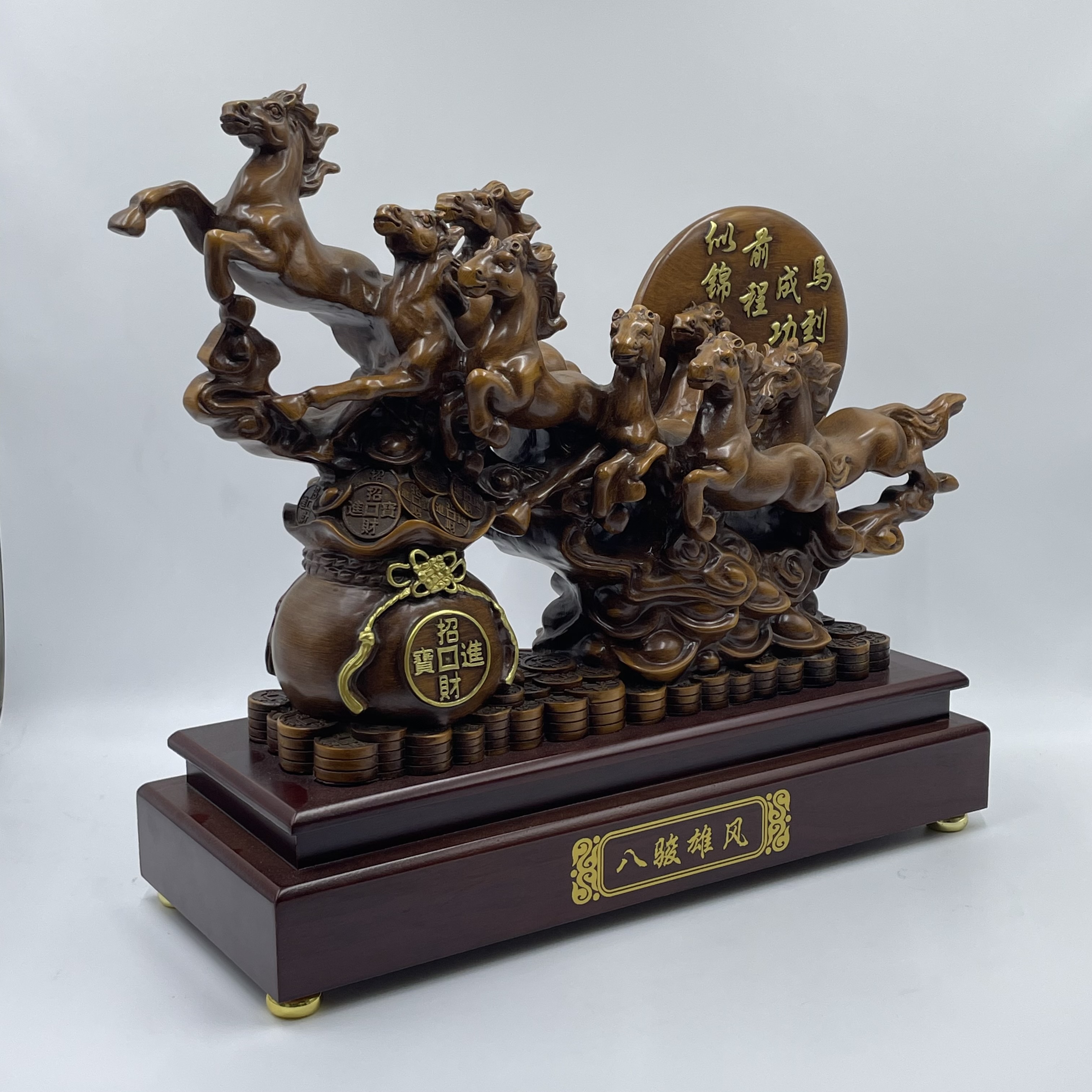 ม้าจีนมงคล ม้าวิ่งมลคล 8 ตัว