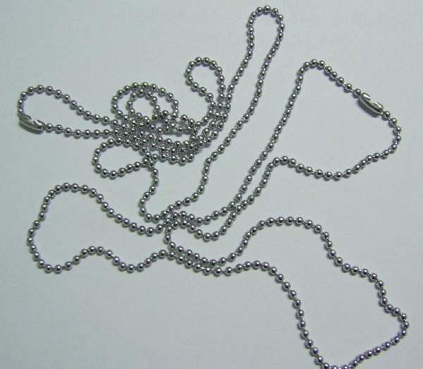 สร้อยไข่ปลา 3mm *10ซม 100อัน/แพ็ค