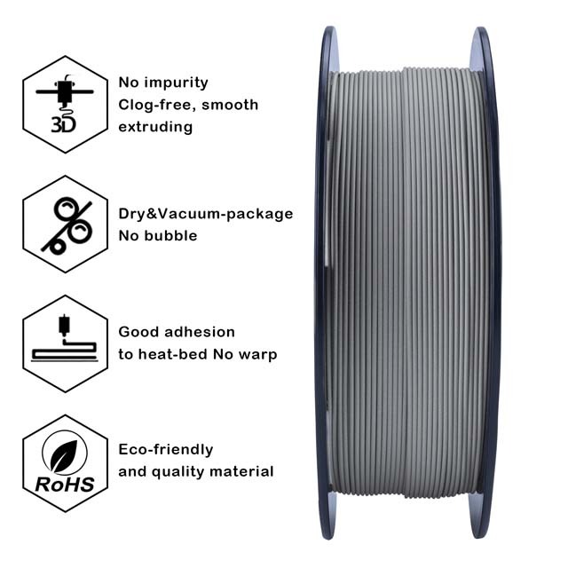 ZIRO Matte PLA Filament + มากกว่า 11 สี + 1.75mm, 1kg