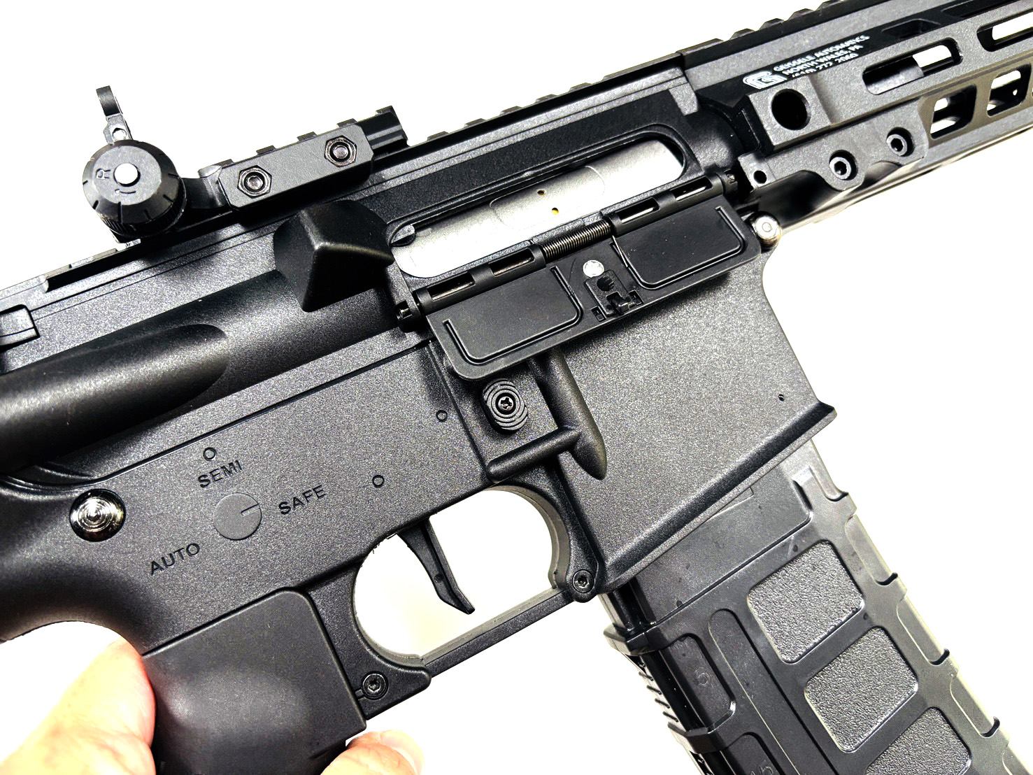 ปืนเจล ปืนเจลไฟฟ้า รุ่น MK8 รุ่นพิเศษเฟืองเหล็ก ท่ออลู (Sime&Full&Blowback)