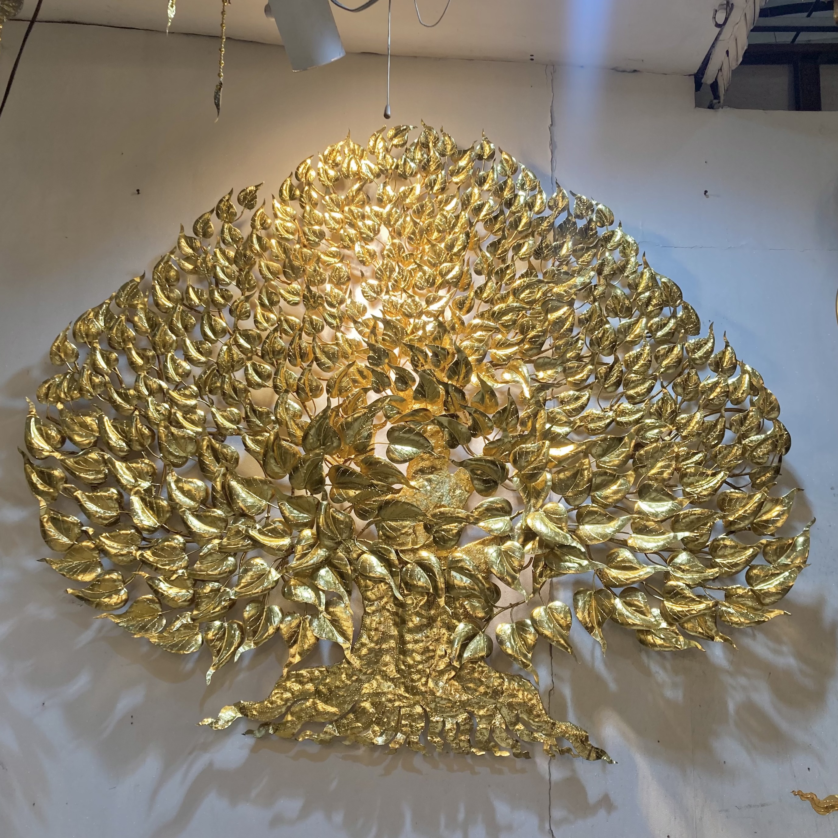 ใบโพธิ์รัศมีนำโชค (130x150 cm)