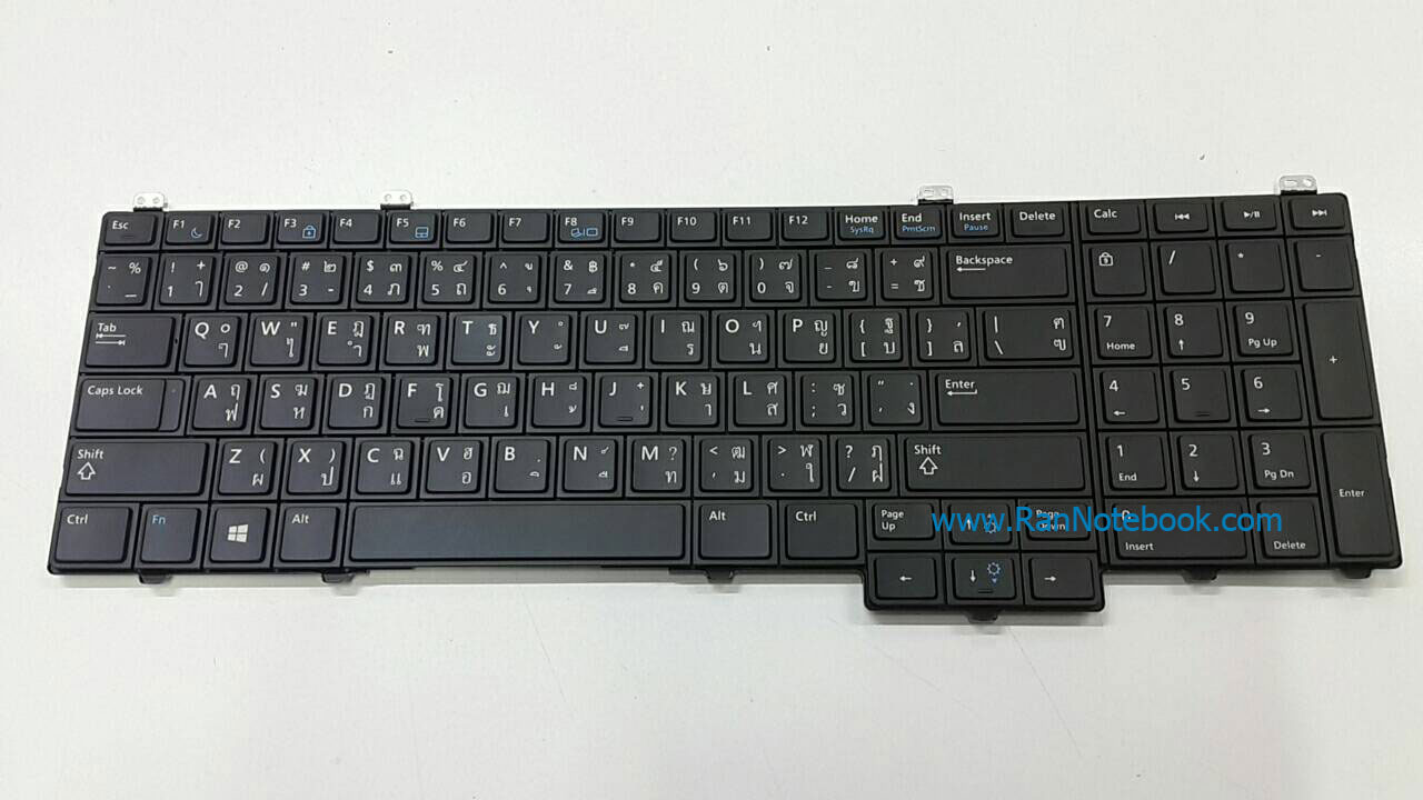 Keyboard Dell Latitude E5540, แป้นพิมพ์ Thai/Eng Dell Latitude P4TPD ของแท้รับประกันศูนย์ Dell Thailand On-site Service