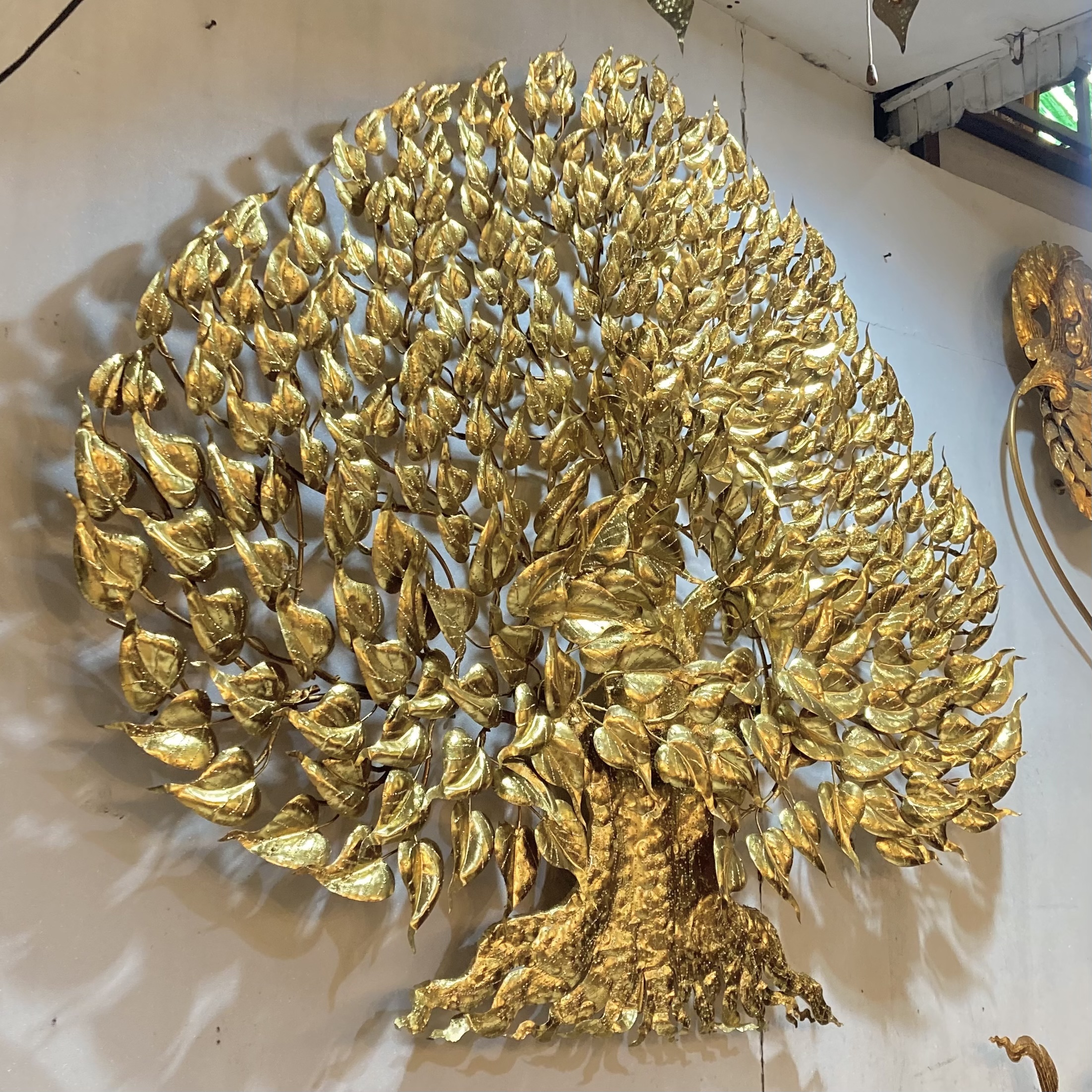 ใบโพธิ์รัศมีนำโชค (130x150 cm)