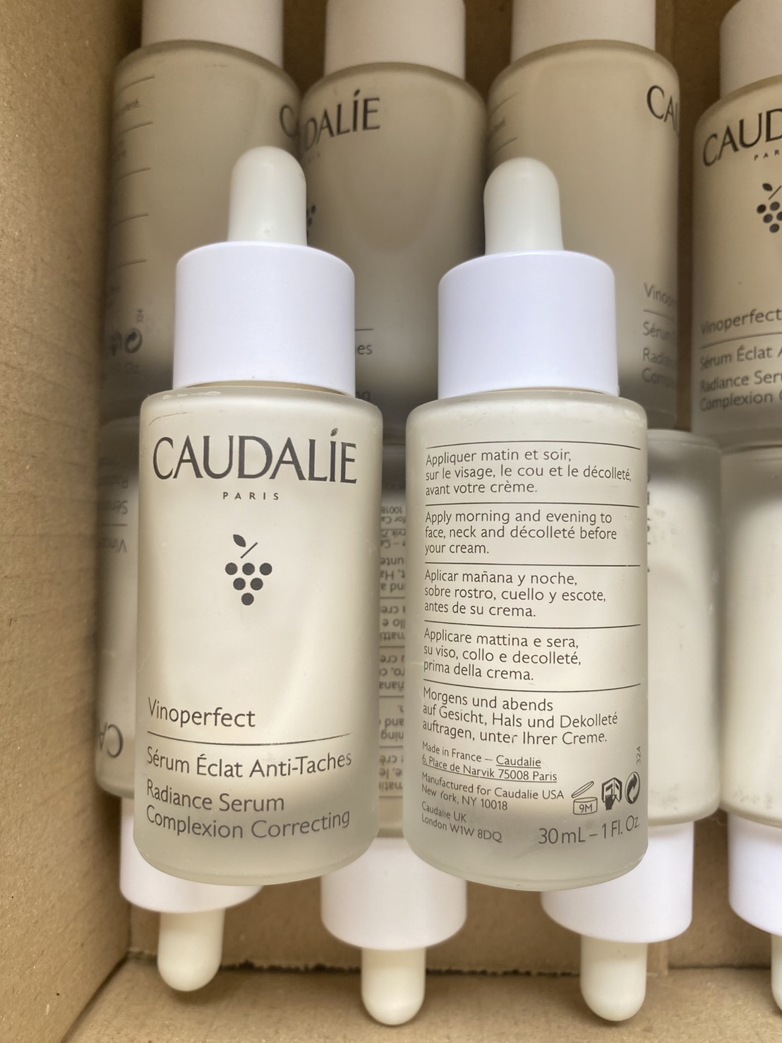 Caudalie Vinoperfect Serum 30ml. เซรั่มลดเลือนจุดด่างดำ (1ขวด)