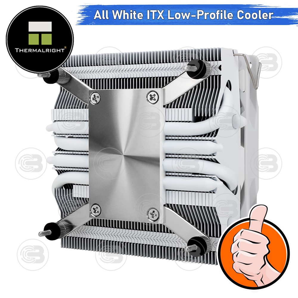 [CoolBlasterThai] Thermalright AXP90 X53 White Low-Profile CPU Cooler with 4 Heatpipes (AM5/LGA1851 Ready) ประกัน 6 ปี