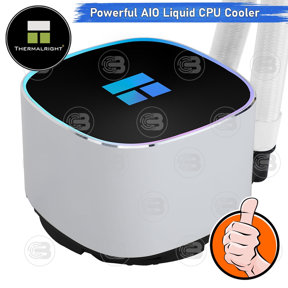 [CoolBlasterThai] Thermalright FROZEN HORIZON 360 WHITE ARGB AIO Liquid CPU Cooler (AM5/LGA1851 Ready) ประกัน 6 ปี