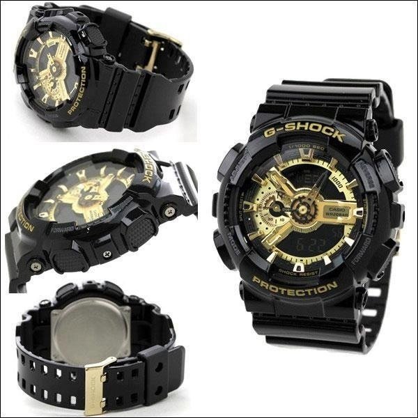 Casio G-shock Limited Edition สายเรซิ่น รุ่น GA-110GB-1ADR - Black/Gold