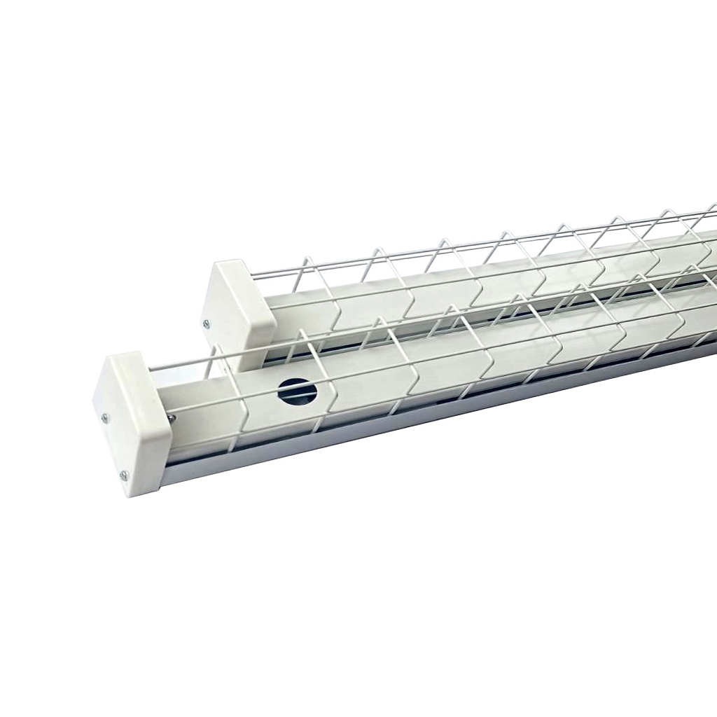 โคมกล่องเหล็กตะแกรงลวด T8 36W 1200mm.