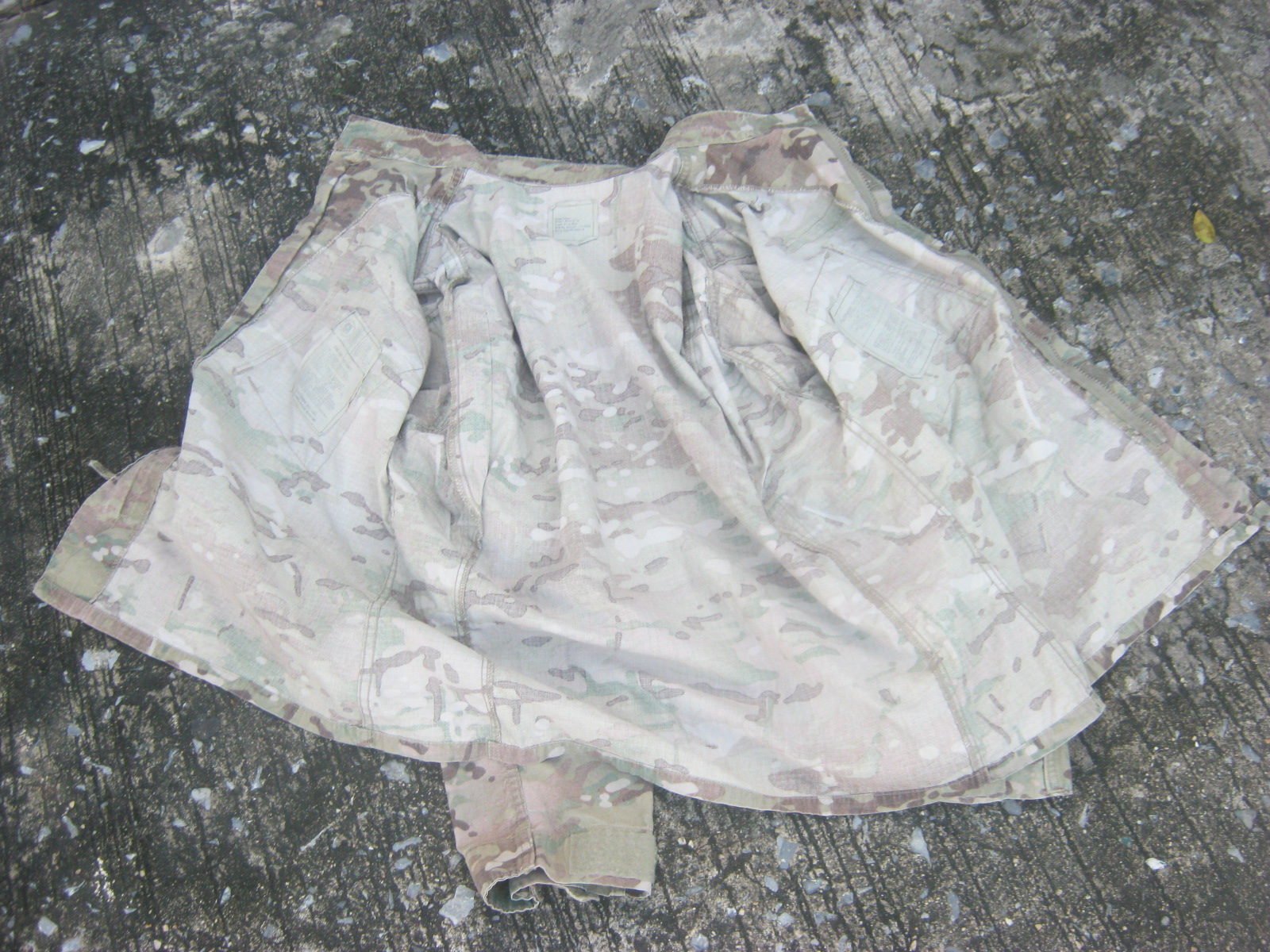 เสื้อทหารสหรัฐ ลายมัลติแคม Large short