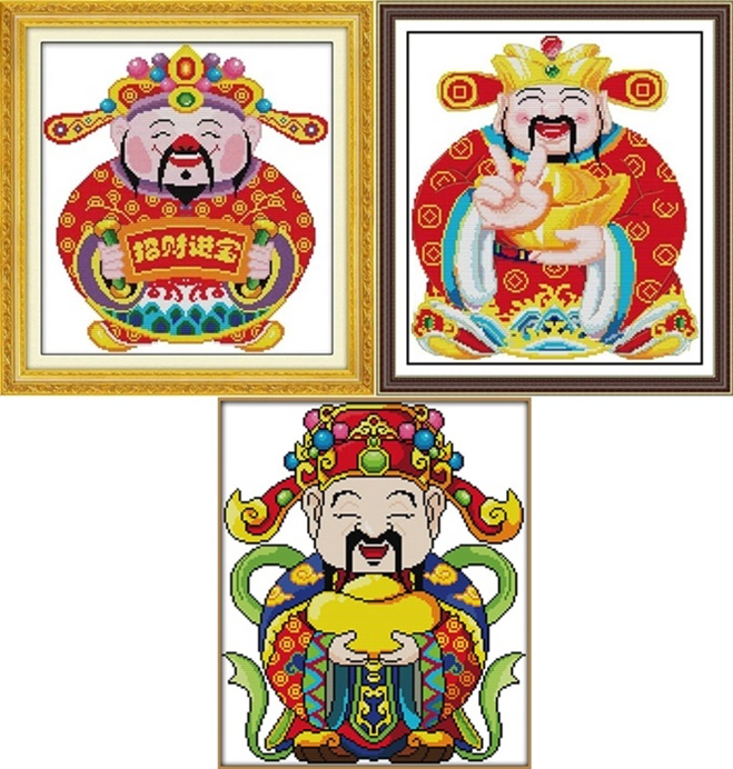 God of wealth (ไม่พิมพ์/พิมพ์ลาย)