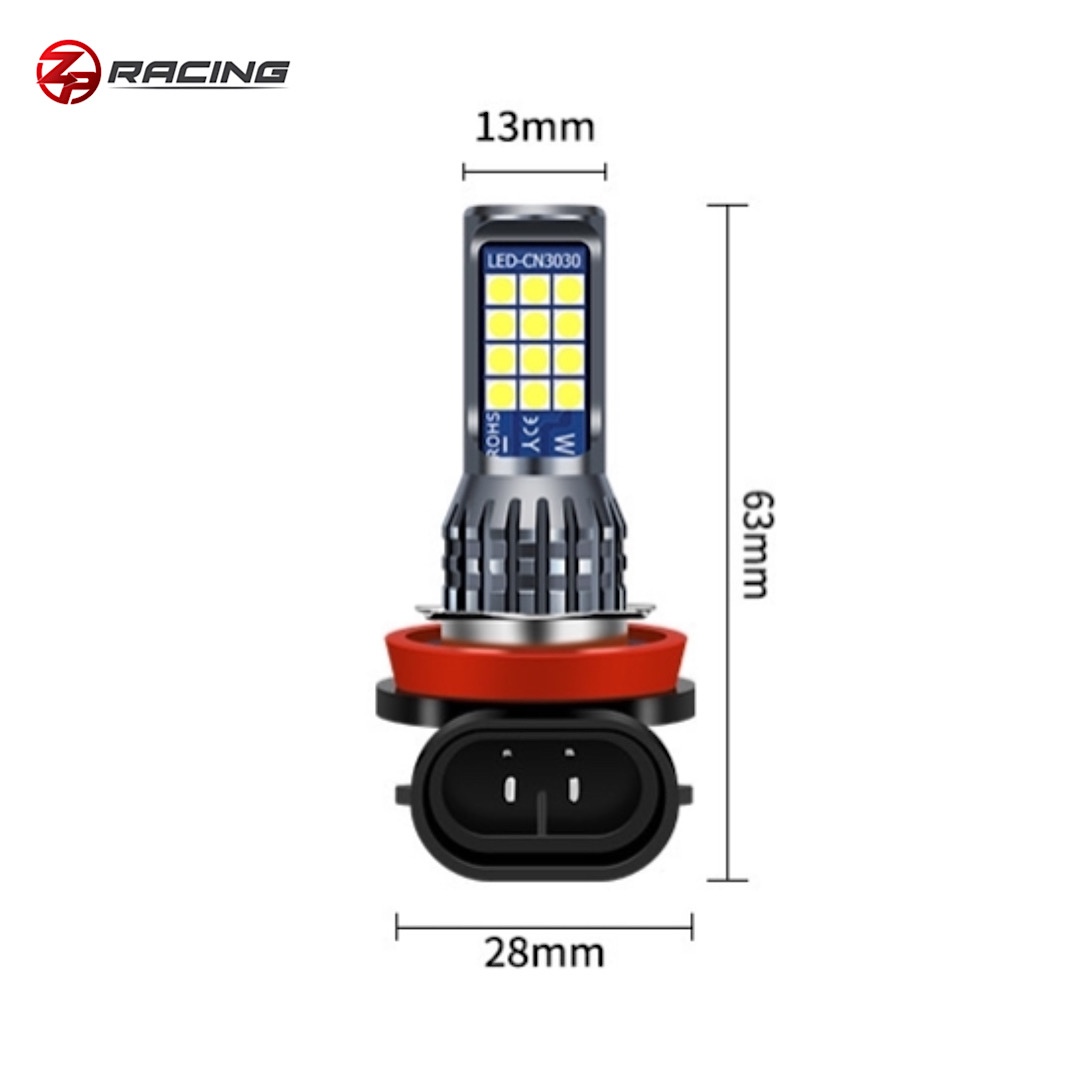 หลอดไฟตัดหมอก CIVIC FC แบบ LED รับประกัน 1 ปี ขั้ว H8/H11
