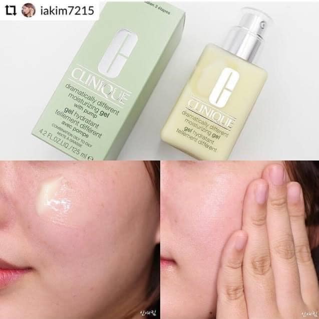 Clinique Dramatically Different Moisturizing **Gel 125ml. ขวดเดี่ยว-แยกจากแพ็คคู่ มอยส์เจอไรเซอร์สูตรเนื้อเจล 2025 (1ขวด)
