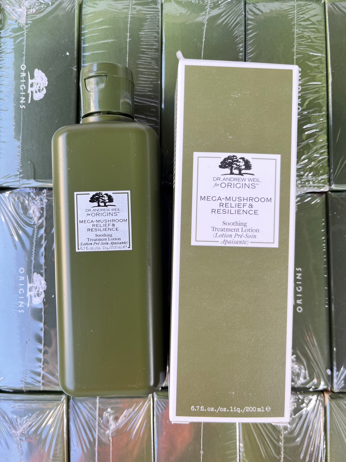 Origins Mega-Mushroom Relief & Resilience Soothing Treatment Lotion 200ml. ของแท้ พร้อมส่ง exp: 10/2024