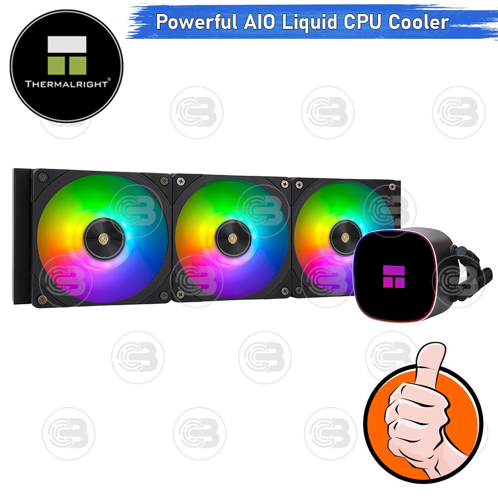 [CoolBlasterThai] Thermalright FROZEN HORIZON 360 BLACK ARGB AIO Liquid CPU Cooler (AM5/LGA1851 Ready) ประกัน 6 ปี