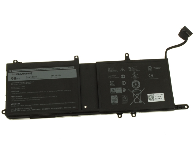 Battery Dell Alienware 15 R3, R4, 6-Cell, 99Wh, แบตเตอรี่ Dell เอเลี่ยนแวร์ 9NJM1 ของแท้รับประกันศูนย์ Dell Thailand On-site Service