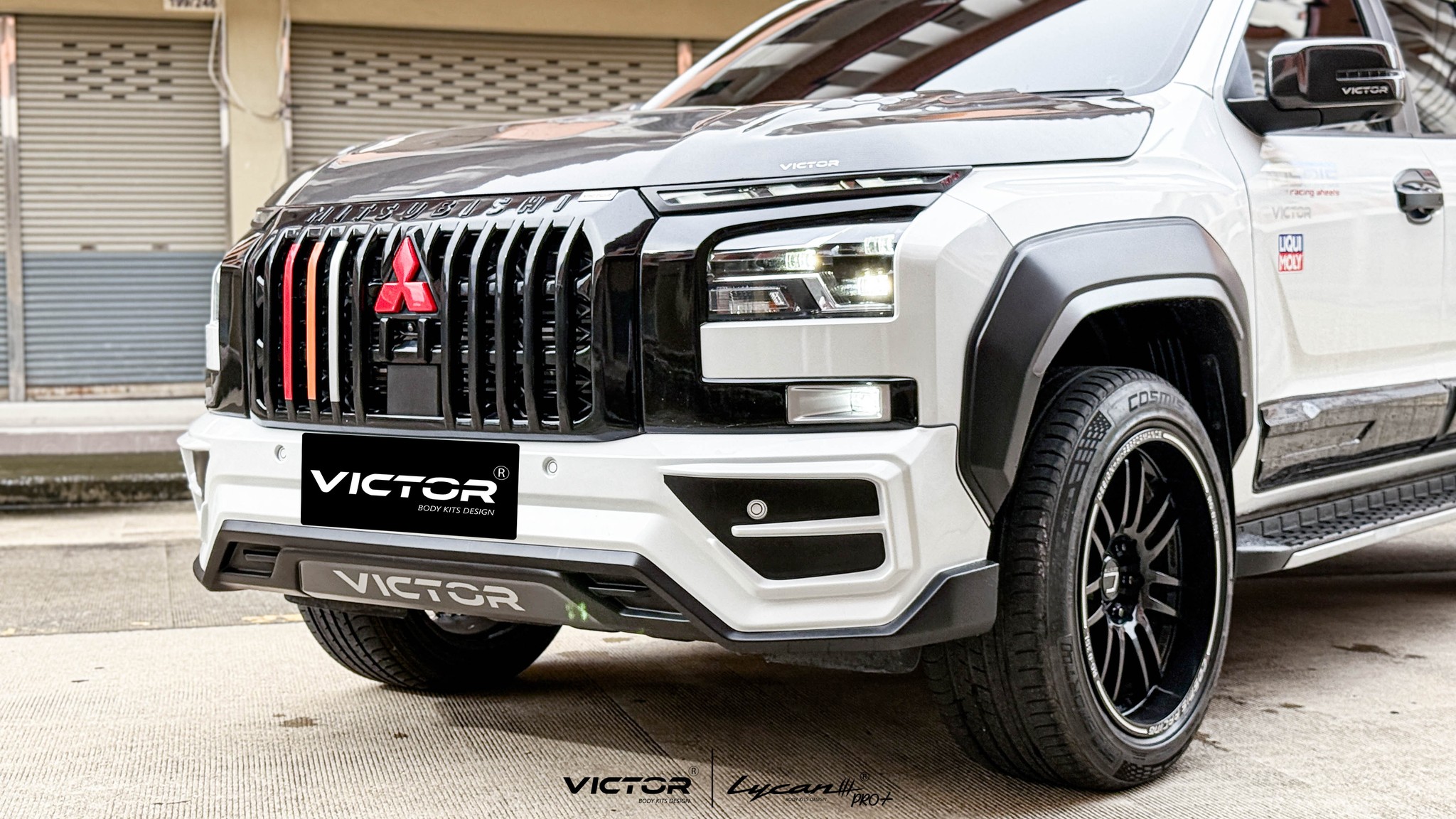 ชุดแต่ง ชุดสเกิร์ต MITSUBISHI TRIRON 2023 รุ่น VICTOR V.2