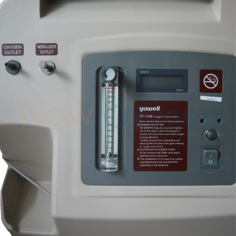 ตู้พักฟื้นสัตว์ขนาด 45*45 ซม. จับคู่กับเครื่องผลิตออกซิเจนขนาด 5 ลิตร Yuwell รุ่น 7F-5W