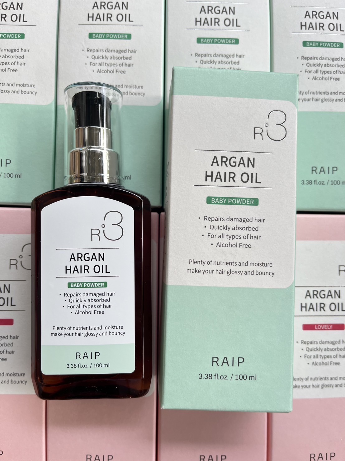 Raip R3 Argan Hair Oil 100ml. ออยล์บำรุงผม ผมนุ่ม เงางาม ไม่ชี้ฟู (1ขวด)