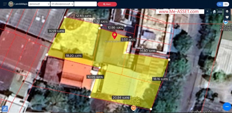 ขายที่ดินพร้อมสิ่งปลูกสร้าง ย่าน ถนนประชาธิปไตย นางสร้อยระย้า พลายแก้ว ต.ท่าพี่เลี้ยง อำเภอเมือง สุพรรณบุรี : ใกล้โกหนุ่มก๊วยเตี๋ยวเนื้อรสเด็ด : 163.5 ตร.วา