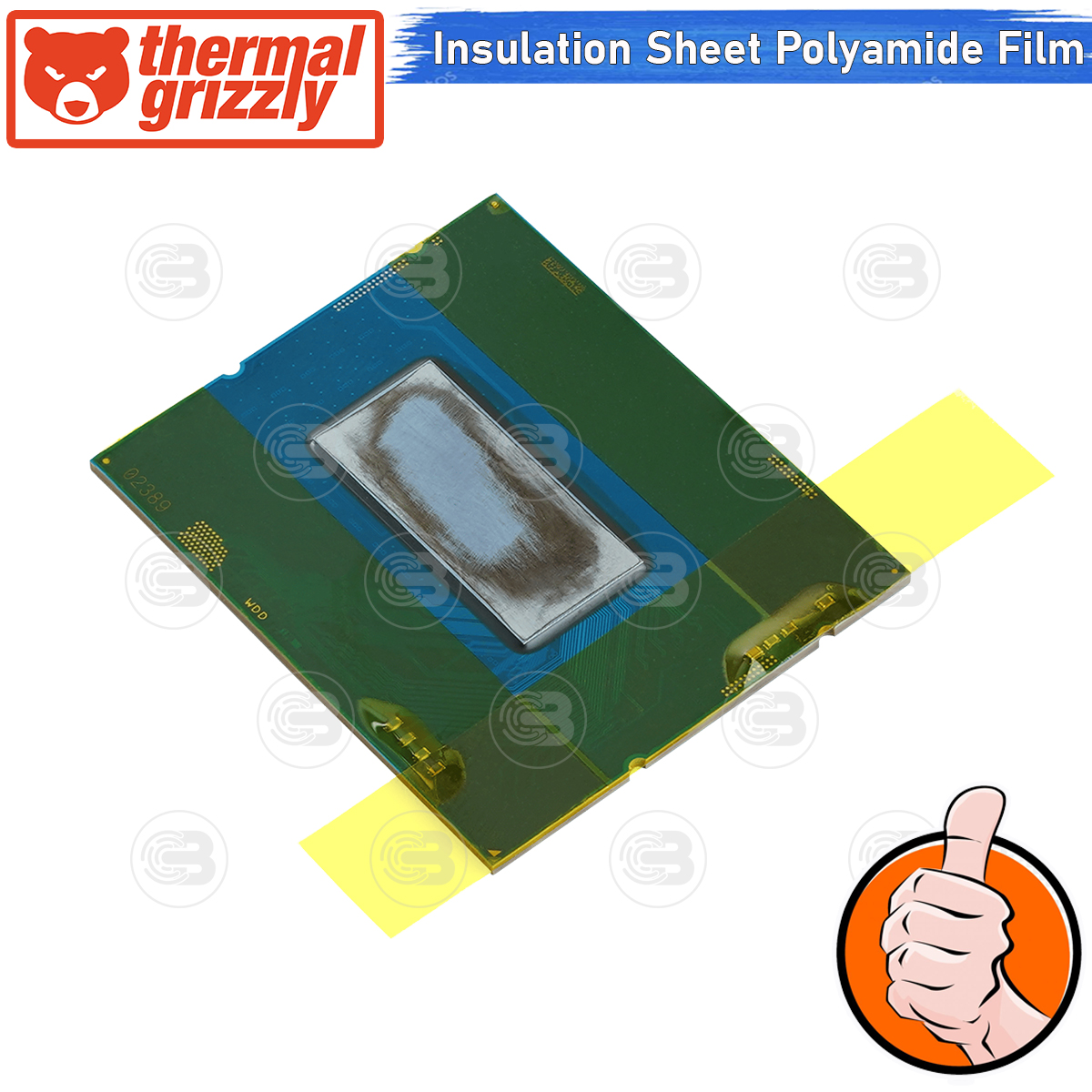 [CoolBlasterThai] Thermal Grizzly Kapton Insulation Sheet Electrically Conductive Protection