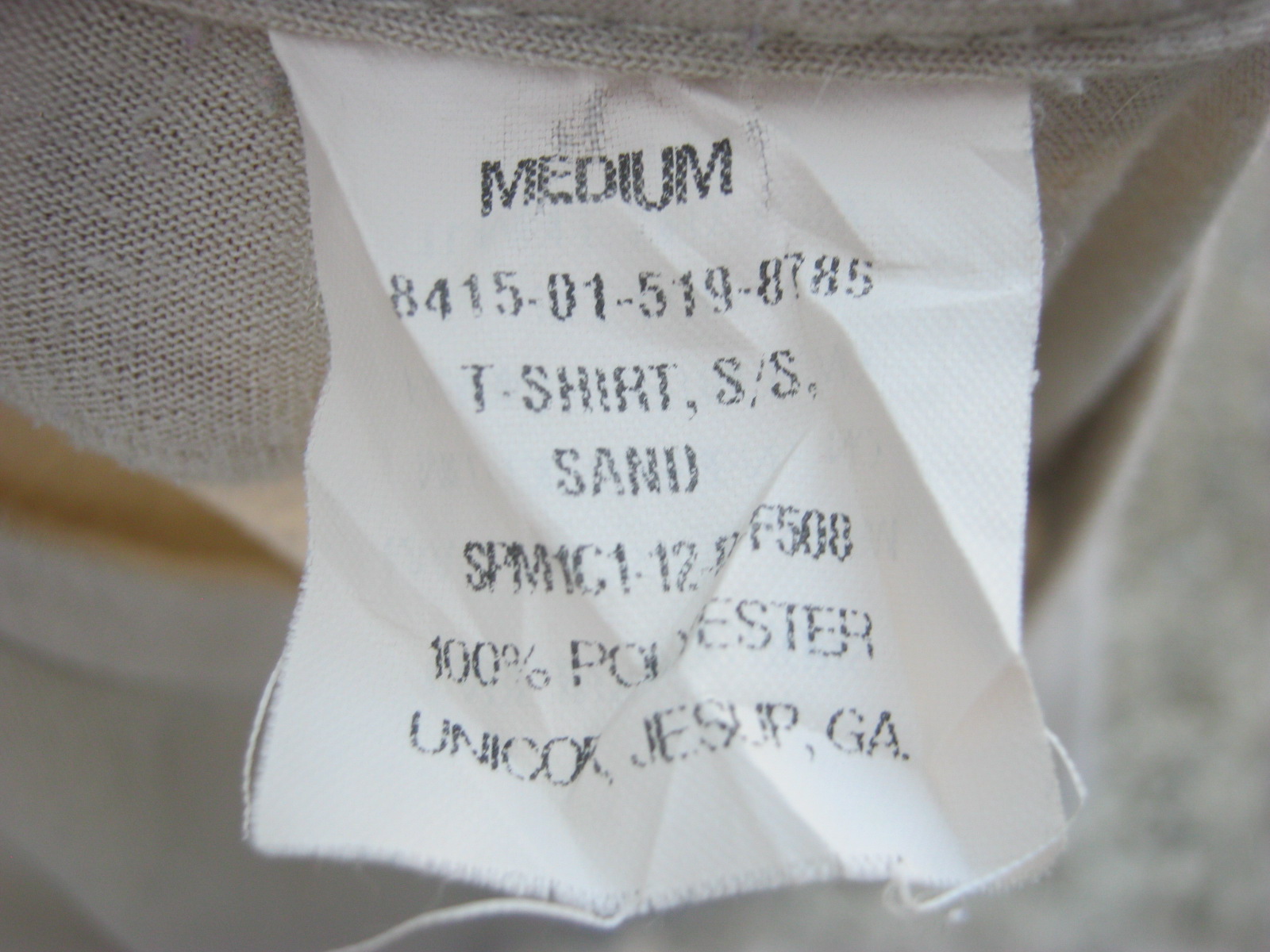 ขายแล้ว เสื้อยืด ซับในทหาร USA