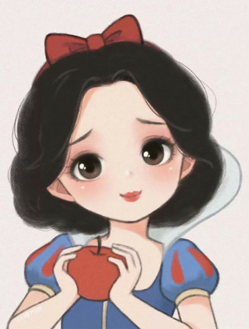 ชุดปักครอสติช ลายสโนว์ไวท์ (งานปักเต็มลาย ไม่มีเดินเส้น) ขนาด 40*50 ซม.ผ้าครอสติช 11CTพิมพ์ลายปักบนผ้า ไหมคอตตอน 15 สี ผังลาย เข็ม