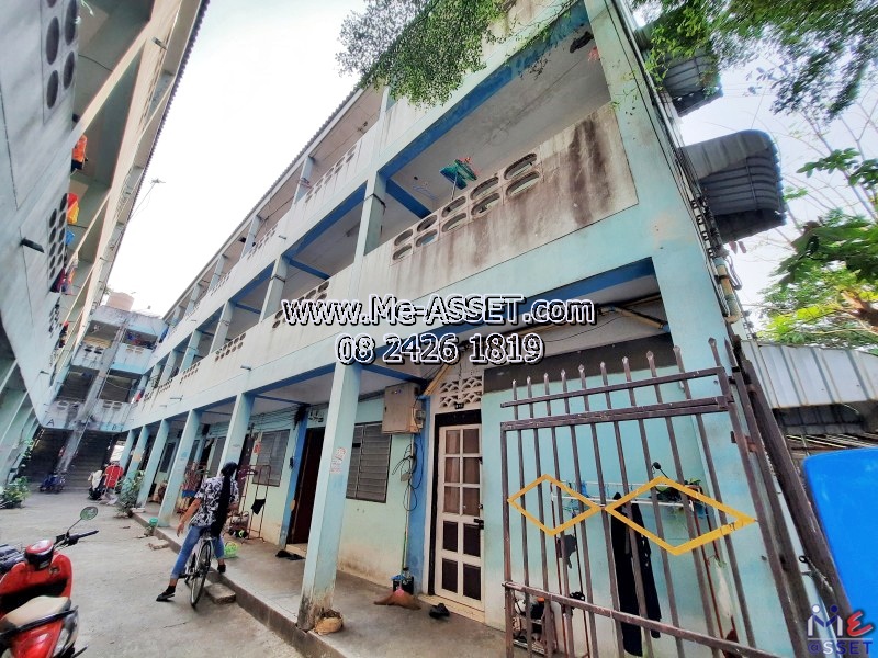 ขายที่ดินพร้อมสิ่งปลูกสร้าง หอพัก 81 ห้อง พร้อมผู้เช่าเต็ม ย่าน ซอยวินา ไร่ขิง สามพราน : ใกล้บ.ทอยเวิลด์ ถ.พุทธมณฑลสาย 5 : 3 ชั้น 3 คูหา 357.7 ตร.วา