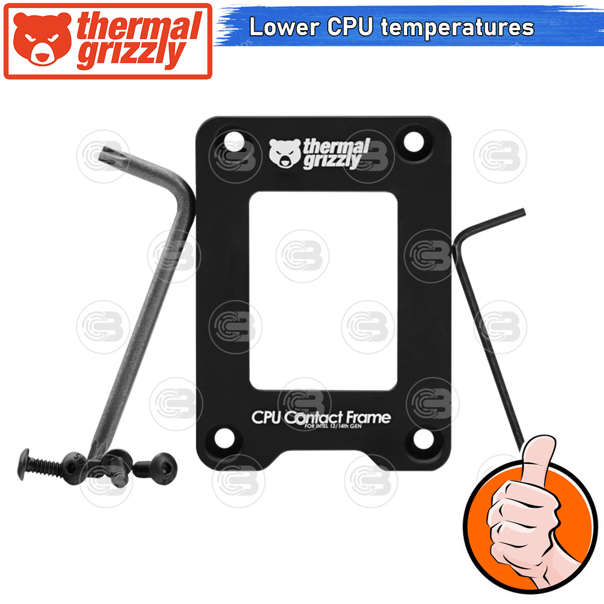 [CoolBlasterThai] Thermal Grizzly Intel LGA1700 13th/14th Generation CPU Contact Frame by der8auer