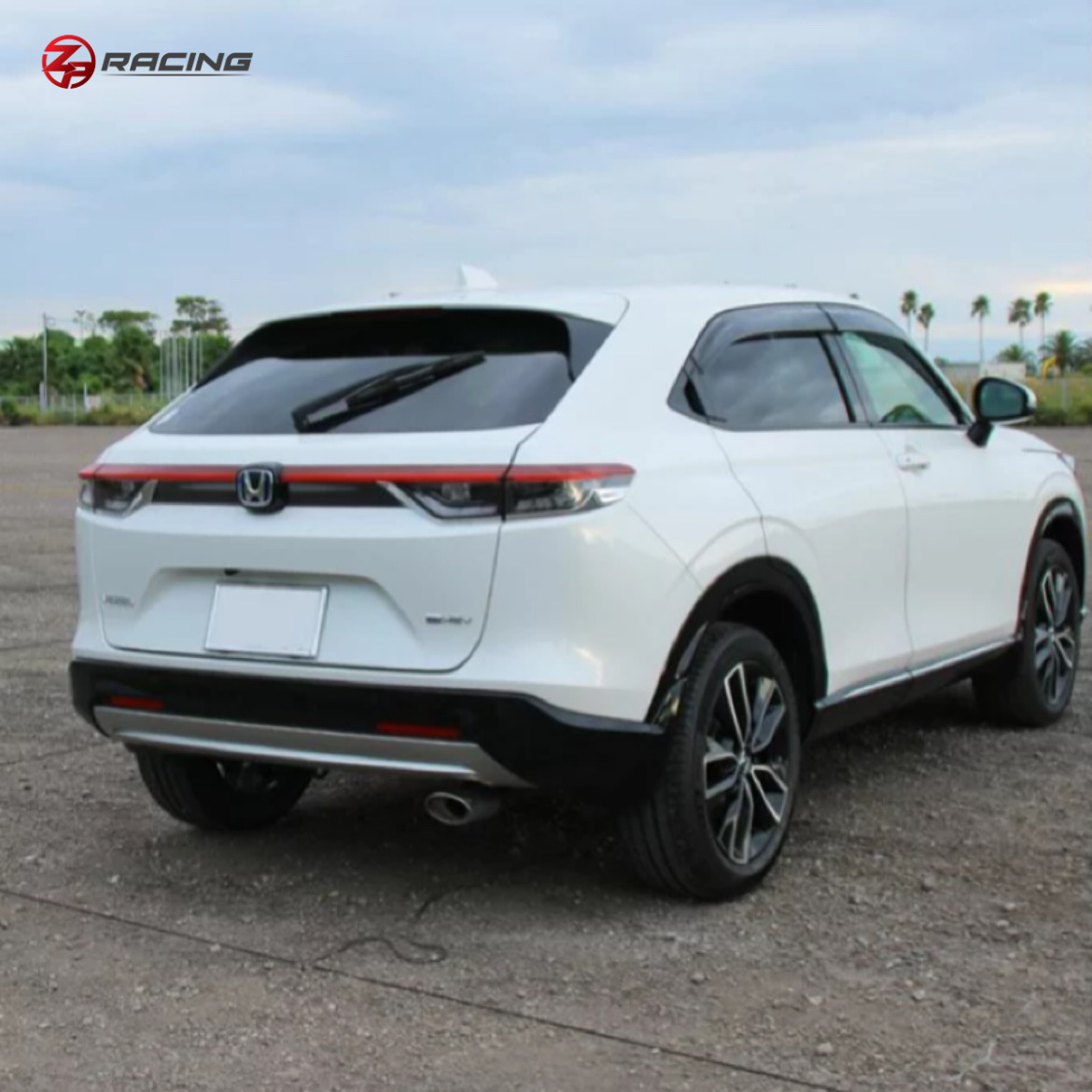 คิ้วไฟท้าย ครอบไฟท้าย Honda HR-V e:HEV (RV) สีโครเมียม