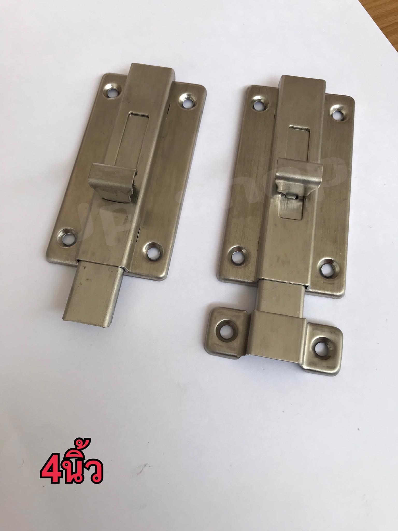 กลอนประตู กลอนสแตนเลส กอนประตูห้องนํ้า กลอนหน้าต่าง ขนาด4นิ้ว สแตนเลสอย่างดี ไม่เป็นสนิม #891244