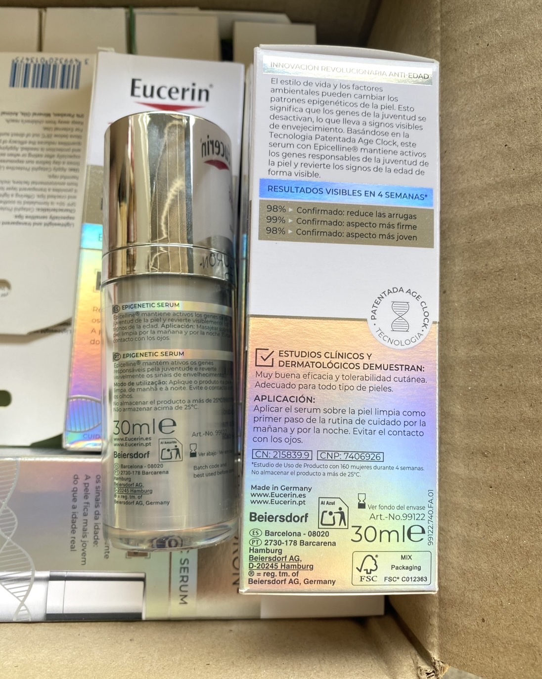 Eucerin Hyaluron Filler Epicelline Serum 30ml. เซรั่มลดริ้วรอย