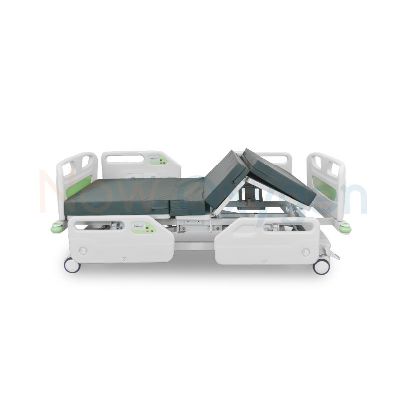 เตียงผู้ป่วยไฟฟ้า 8 ฟังก์ชั่น (Premium Luxury Hospital Bed (Limited Edition) A-052) มีแบตเตอรี่สำรองไฟฟ้าในตัว กรณีไฟฟ้าดับก็ยังสามารถใช้งานได้ ปรับเชิดศรีษะ - เท้า เป็นท่านั่งได้ รับประกันศูนย์ไทย 6 ปี