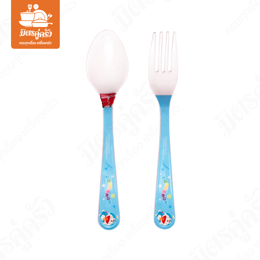 ช้อนส้อมเด็กเมลามีน ช้อนส้อมลายการ์ตูนลิขสิทธิ์แท้ Superware
