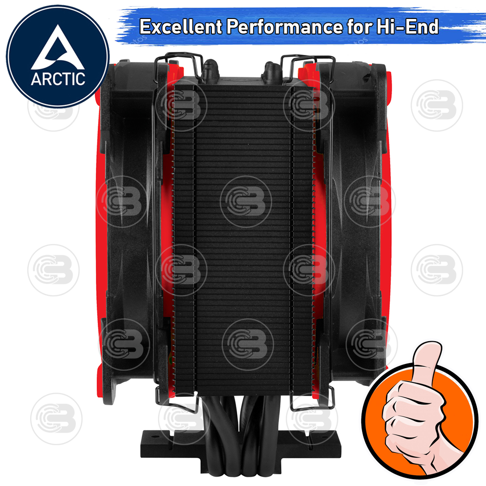 [CoolBlasterThai] Arctic Freezer 34 eSports DUO Tower CPU Cooler (Red) (LGA1851/AM5 Ready)