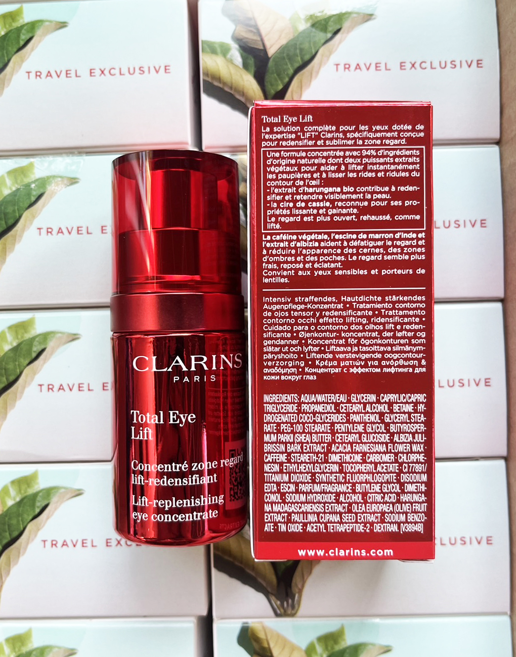 CLARINS Total Eye Lift 15ml. ครีมบำรุงรอบดวงตา คาแรงส์