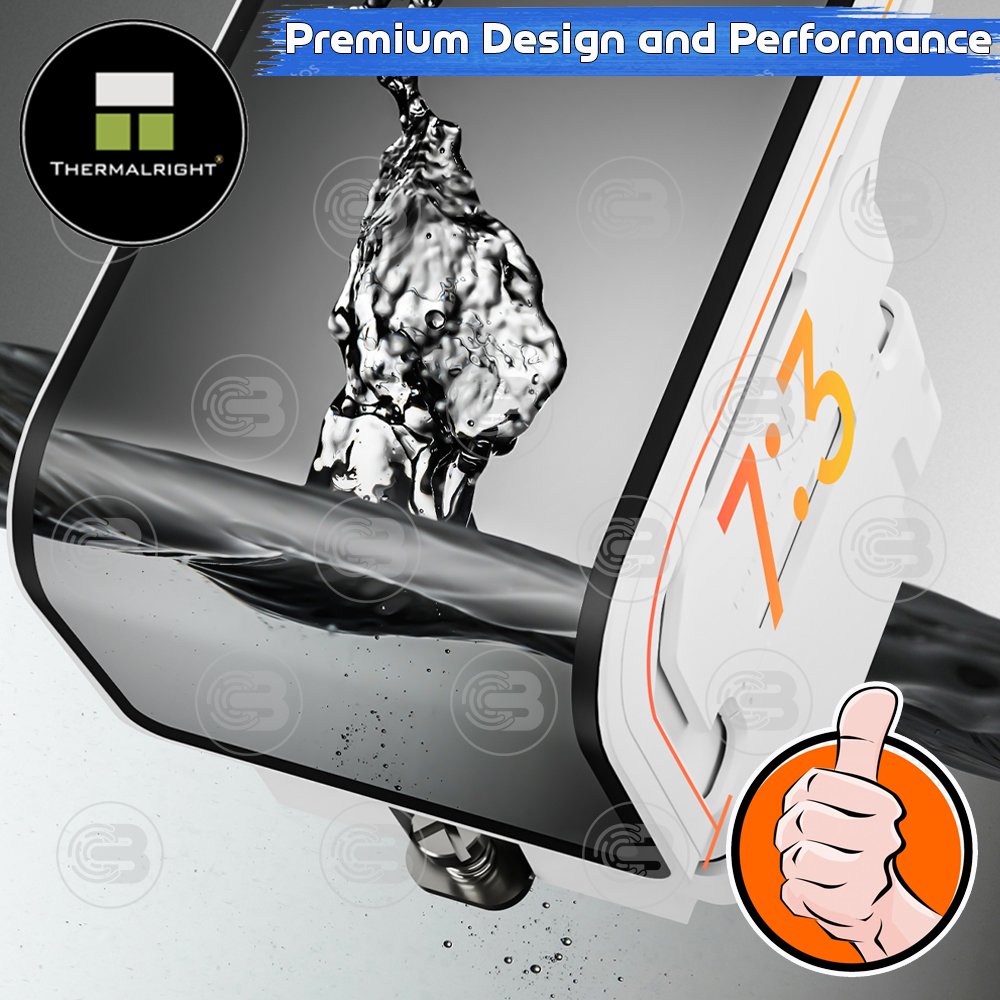 [CoolBlasterThai] Thermalright Wonder Vision 360 UB ARGB WHITE AIO Liquid CPU Cooler (AM5/LGA1851 Ready) ประกัน 6 ปี