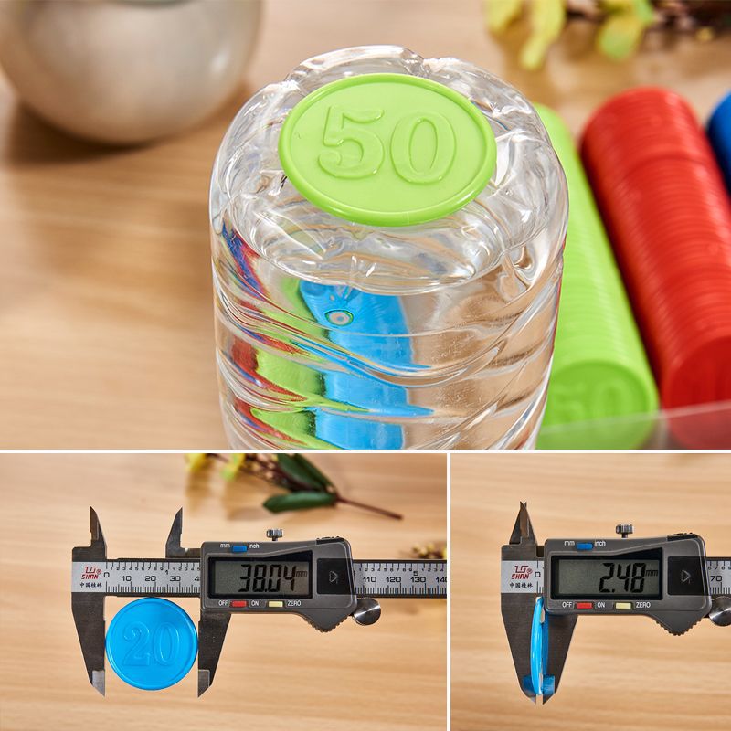 เหรียญชิปพลาสติก Mahjong/Poker Plastic Chip Coin