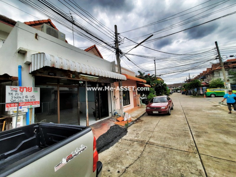 ขายทาวน์เฮ้าส์ ม.เมืองประชา ถ.หทัยราษฎร์ 35 แขวงสามวาตะวันตก เขตคลองสามวา กรุงเทพ / พื้นที่ 2 ชั้น 20 ตารางวา